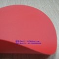 0.5mm紅色阻燃耐酸碱PVC防化服面料