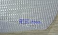 抗UV阻燃耐寒防撕裂PVC透明夹网布快速卷帘门布