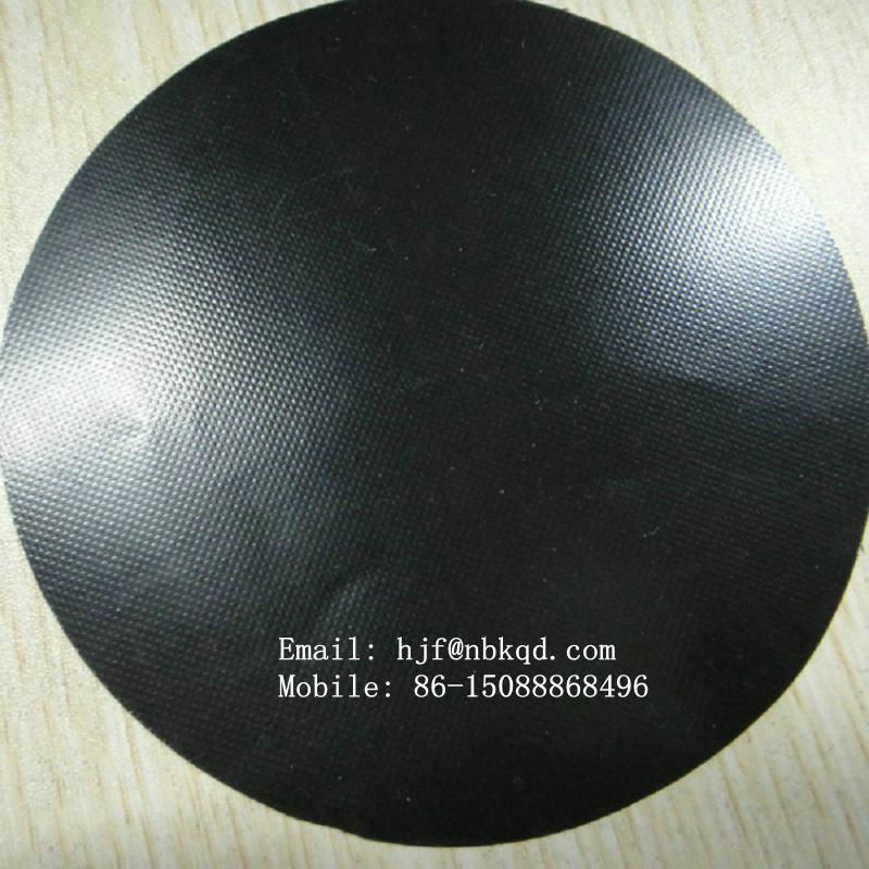 0.6mm黑色耐磨氯丁橡膠布 2