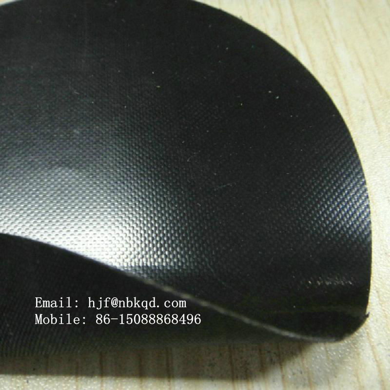 0.6mm黑色耐磨氯丁橡胶布 3