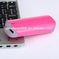 2014 best gift external battery charger 5600 mah mobile power bank with flashlig