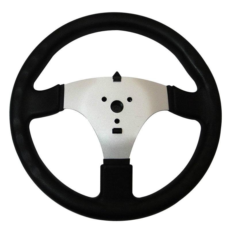 320mm Steering Wheel with Leather Cover Aluminum Frame Car Tunning Accessories R