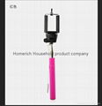 3.5mm Audio Wired Hand Hold Monopod for Android and ISO System with Retail Box 3