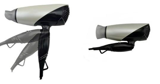 Foldable dual voltage hair dryer with diffuser 3