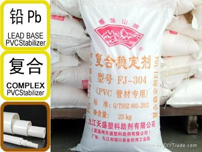 Compound stabilizer for pvc extrusion tubes