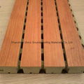 grooved wooden sound insulation board 2