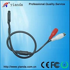 CS-06 Factory Direct Mini CCTV Surveillance Microphone for CCTV Camera