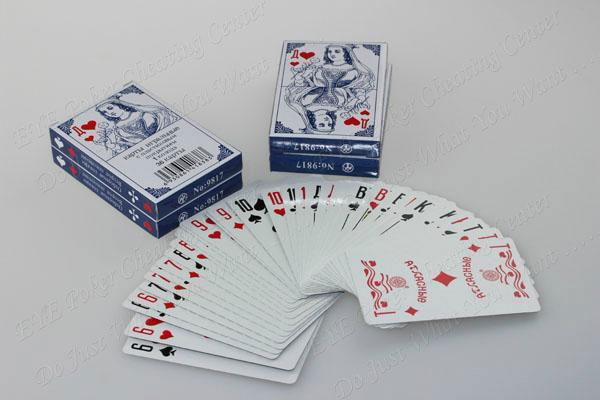 No.9817 Russia playing cards for cheating devices