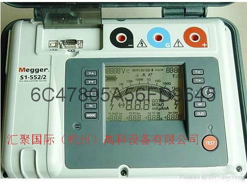 美國進口Megger  S1-552/2絕緣電阻測試儀  3