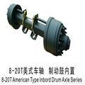 Professional semi trailer axle  2