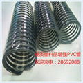 PVC hose With color helix/material transport hose