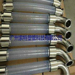 Wire And Fabric Reinforced Silicone Hose