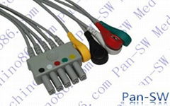 Siemens Five Lead ECG leadwire set 