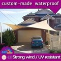 custom made waterproof shade sails