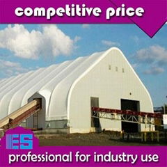 Tension fabric buildings of custom design