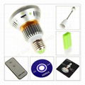 Bulb CCTV Security DVR Camera with Remote Control Light 5