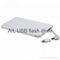 4000mah card type power bank with 2