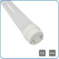 Rotatable led t8 tube light 18w 1200mm 2835smd transparent cover CE RoHS 3