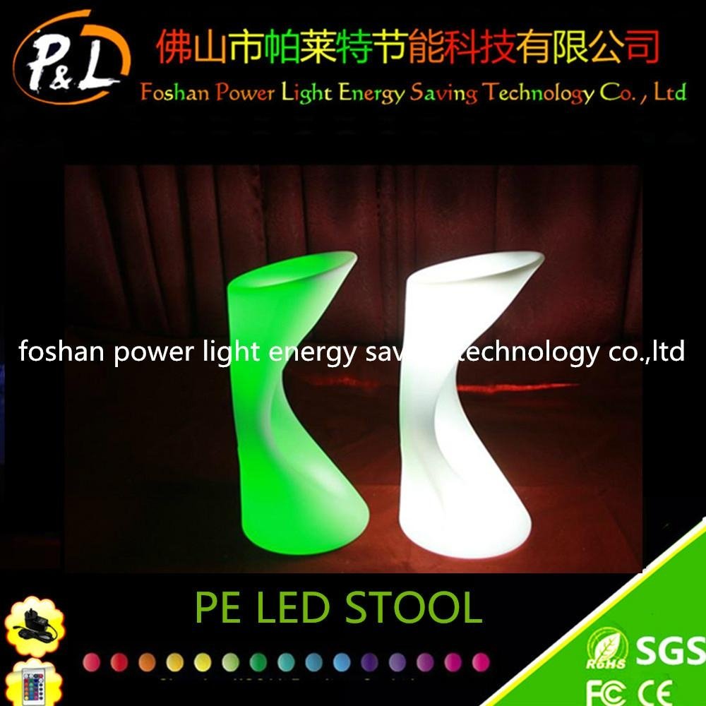 LED Furniture Rechargeable Color Changing Light Stool