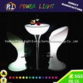 illuminated led bar stool led cube seat