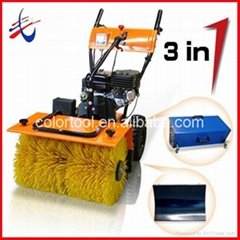 6.5hp Snow Sweeper Brush Manual Sweeper Road Sweeper Cleaning Equipment