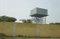 Industrial galvanized steel water tanks