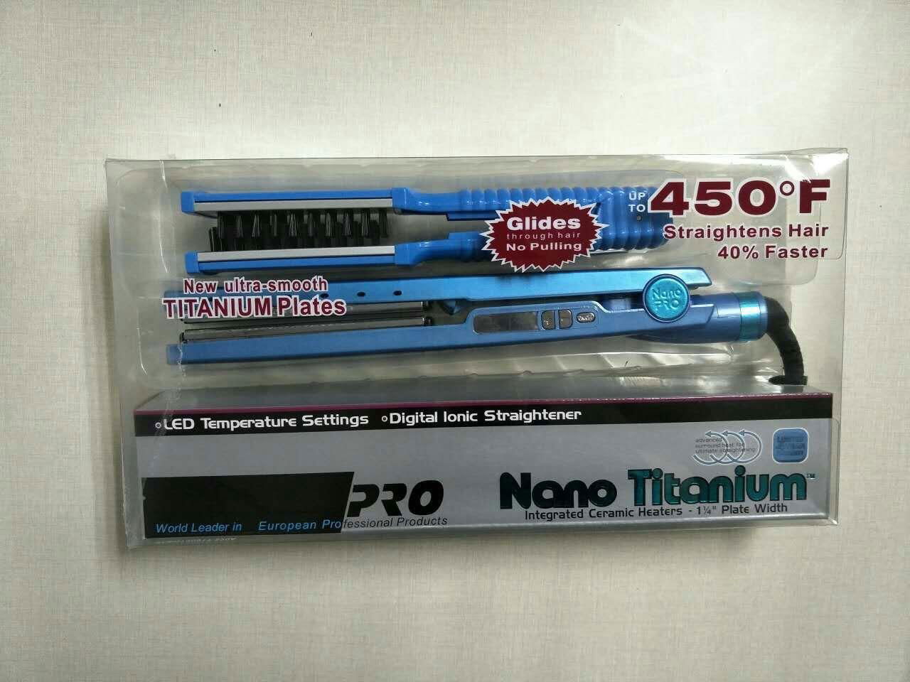 Babyliss Ultra Nano Titanium Plate Hair Straightener and Hair Curler Flat Iron 2