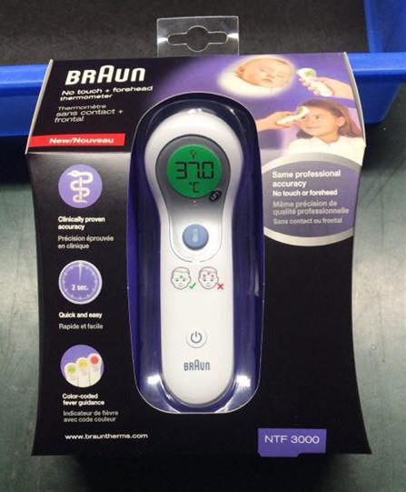 Braun Digital No Touch Forehead Thermometer NTF3000 Factory Price - Braun  NTF3000 (China Manufacturer) - Thermometers - Electronic