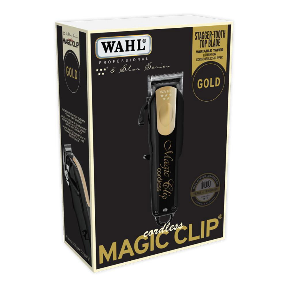 Wahl 5 Star Magic Clip Black&Gold Cordless wahl black and gold clippers 4