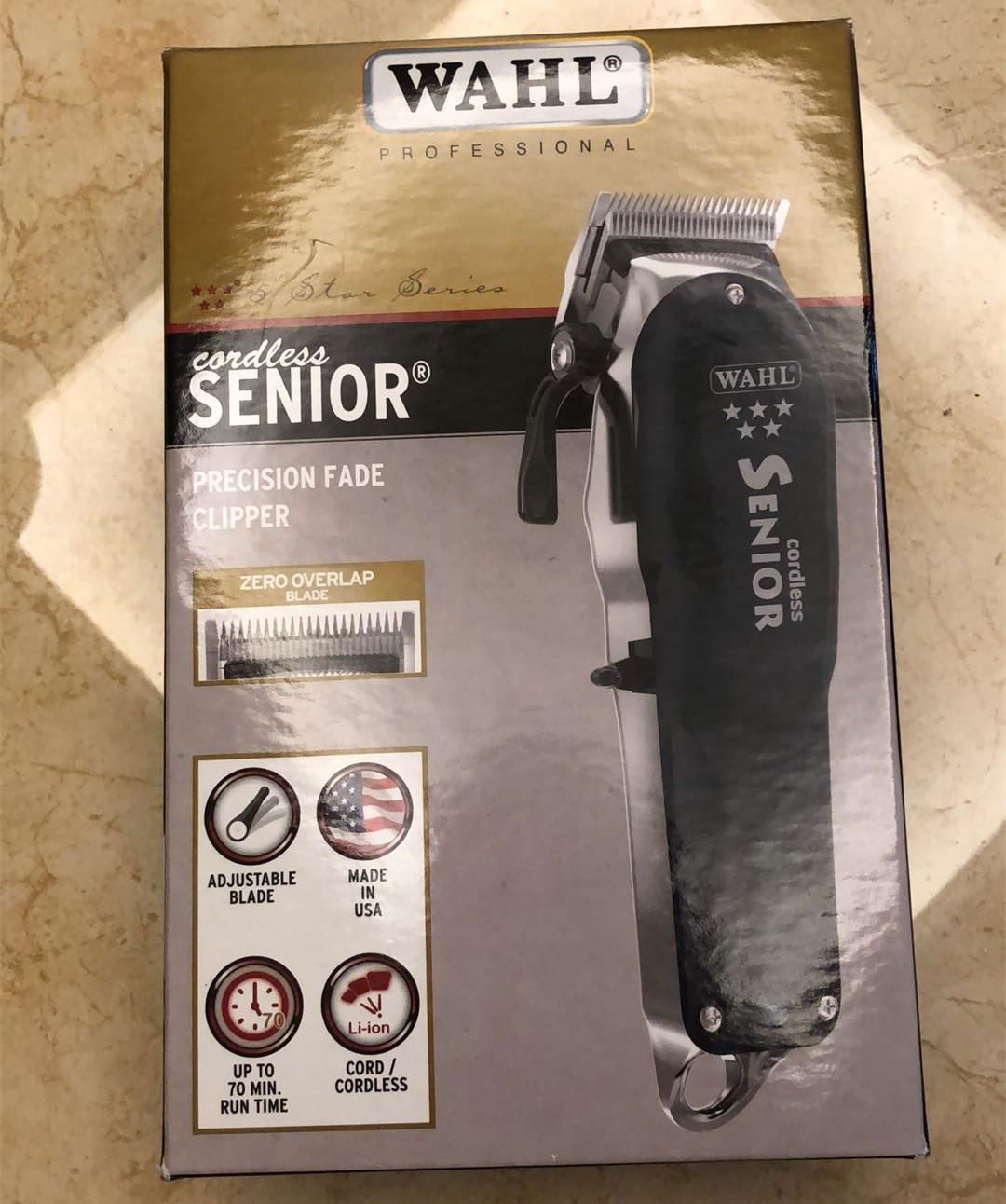 wahl senior black cordless