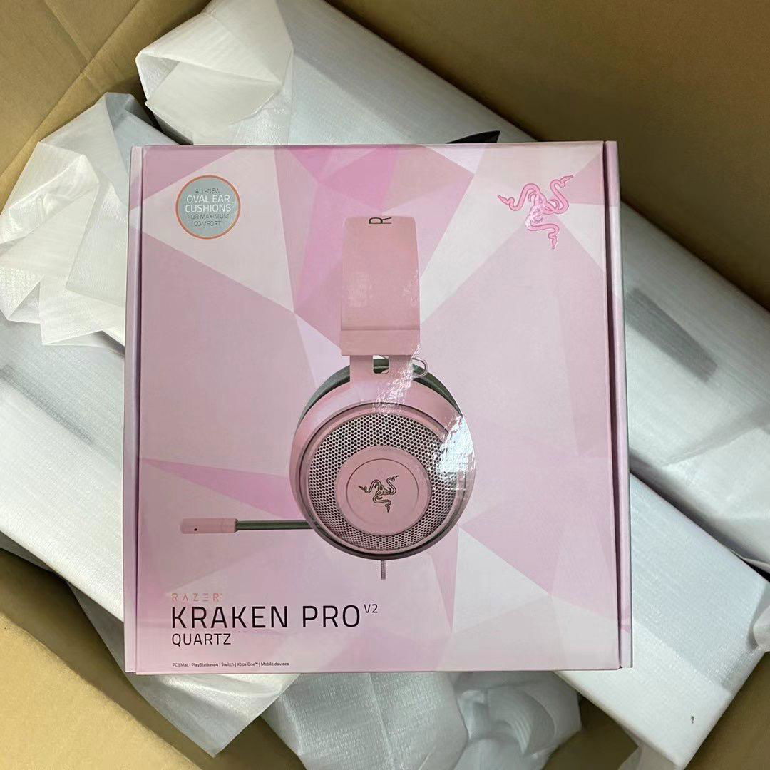 Razer Kraken Pro V2 Gaming Headset Pink Color 2