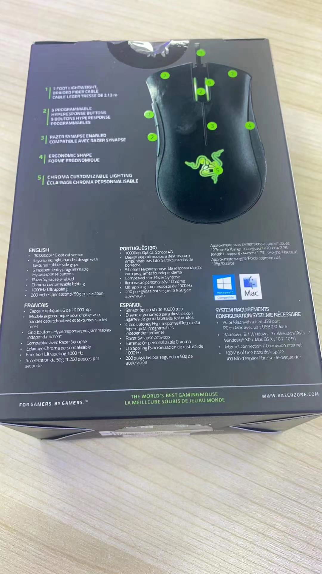 discount Razer DeathAdder Chroma Optical Gaming Mouse 3