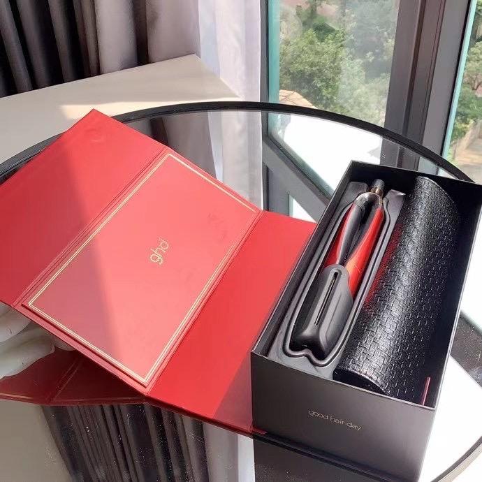 ghd limited edition platinum+ styler Flat Iron Red color 4