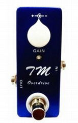 TM Overdrive mini guitar effect pedal