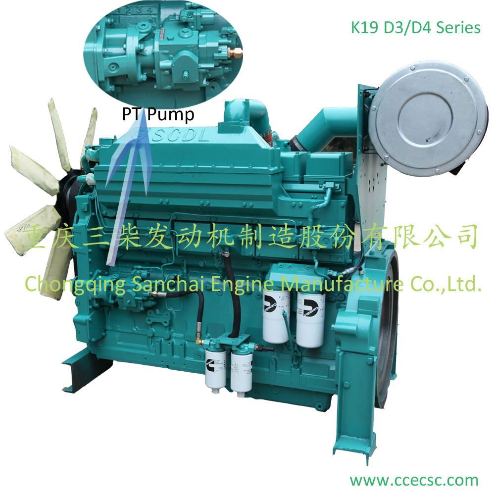 550HP Water Cooled Innercooling Diesel Engine Generator Engine 3