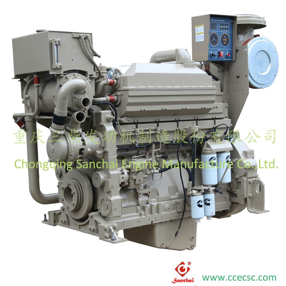 Wholesale Water Cooling Cummins KTA19-M Marine Diesel Engines 2