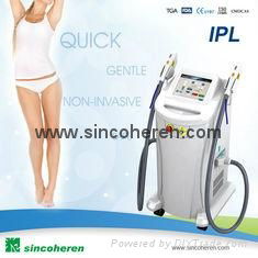 IPL SHR hair removal skin rejuvenation machine with portable handle