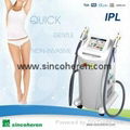 IPL SHR hair removal skin rejuvenation machine with portable handle