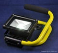 Re-Charge Led Flood light with power adapter 2