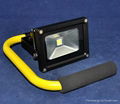 Re-Charge Led Flood light with power adapter 1