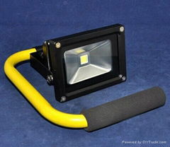 Re-Charge Led Flood light with power adapter