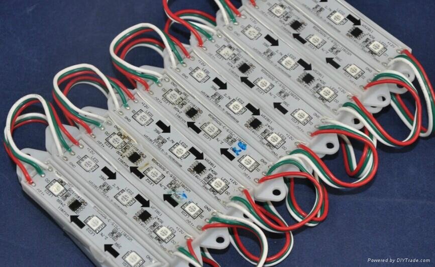 Led Module SMD5050 3leds in dream color with 2811 IC 5