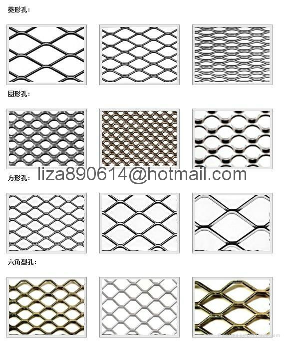 Expanded Metal Mesh sheet series for outdoor furniture and fences 3