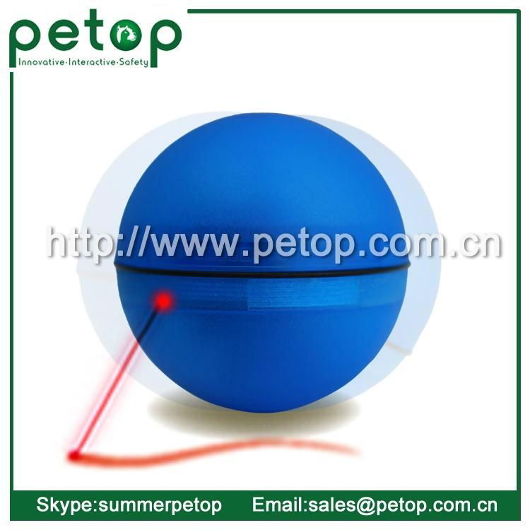 Plastic Outdoor sport magic led pets cat ball toy 3