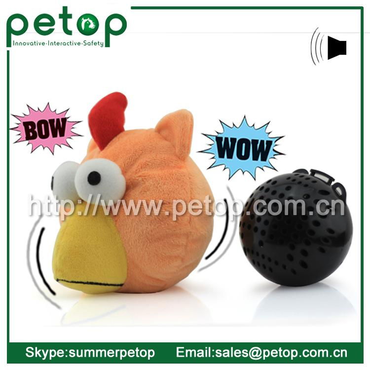 Cheap Plastic Electronic Animal Sounds Pet Toy Balls 3