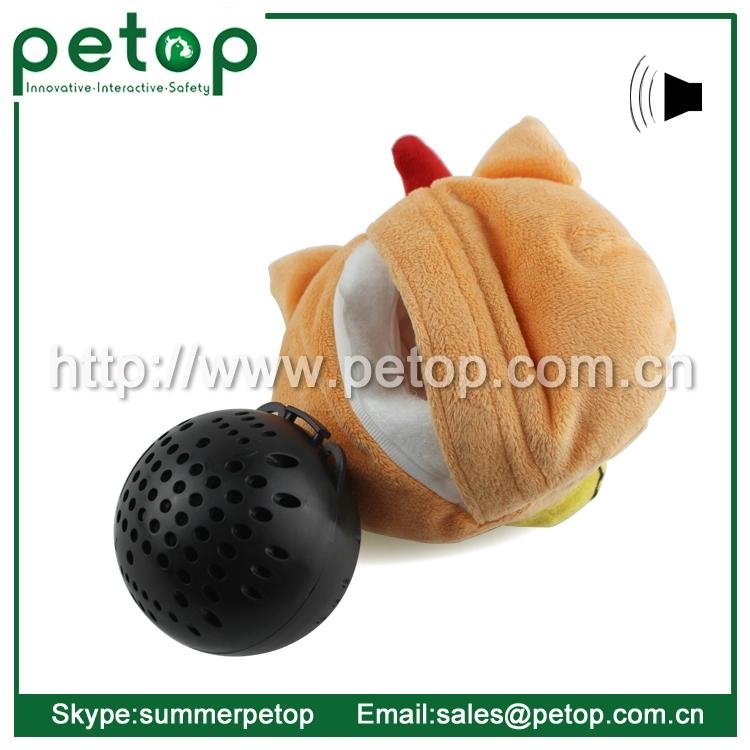 Cheap Plastic Electronic Animal Sounds Pet Toy Balls 5