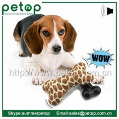 New Battery Operated Eco friendly Cheap Dog Toys Bone