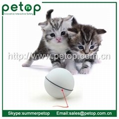 Wholesale Interactive Automatic Electric LED Action Ball Cat Toy