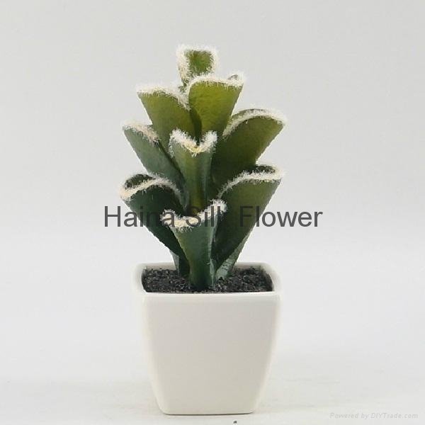 High quality mini artificial plants artificial succulent artificial lotus bonsai