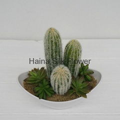 High quality high imitation artificial cactus artificial succulent mixed artific